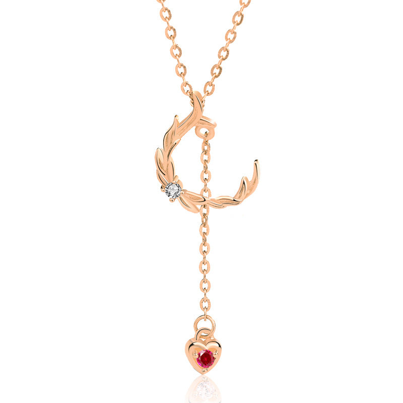 Heart Tassels Necklace