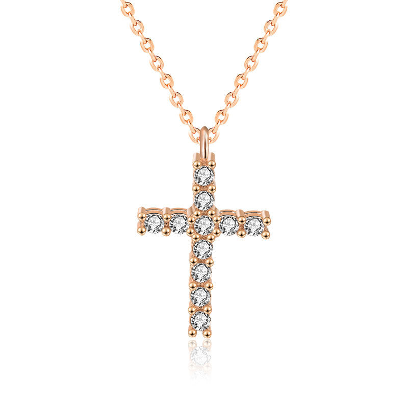 CZ Cross Necklace