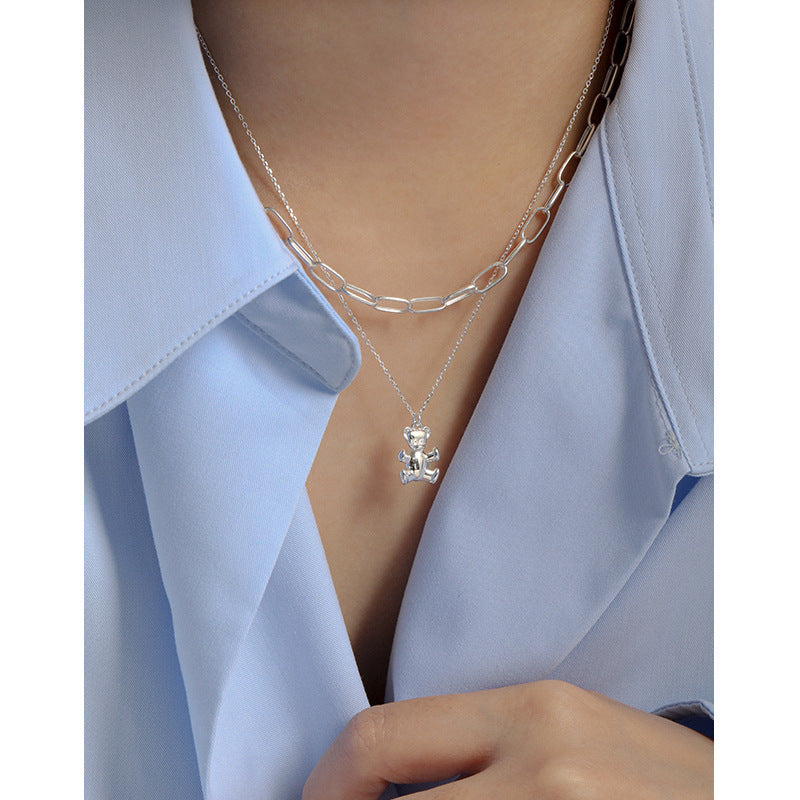 Bubbly bear Necklace