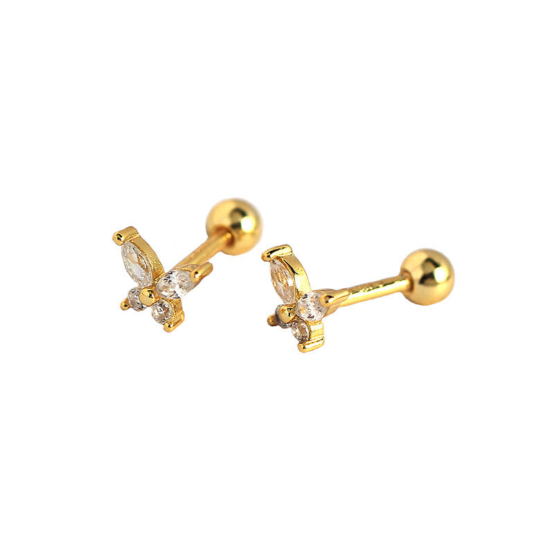 Mini butterfly studs