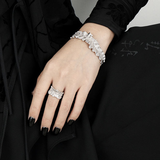 CZ skirt Ring