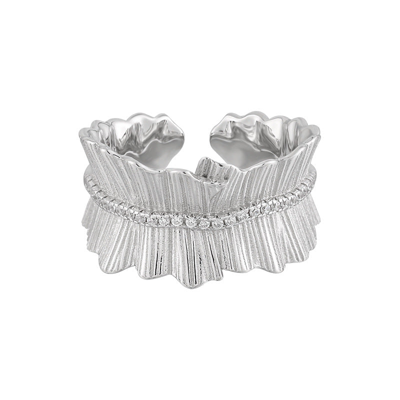 CZ skirt Ring