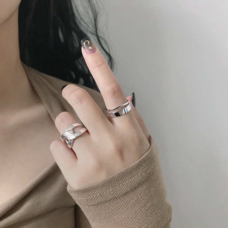 Chunky Double Layer Ring