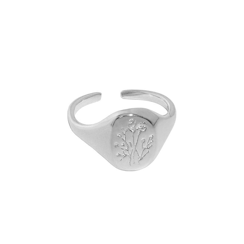 Iris signet ring