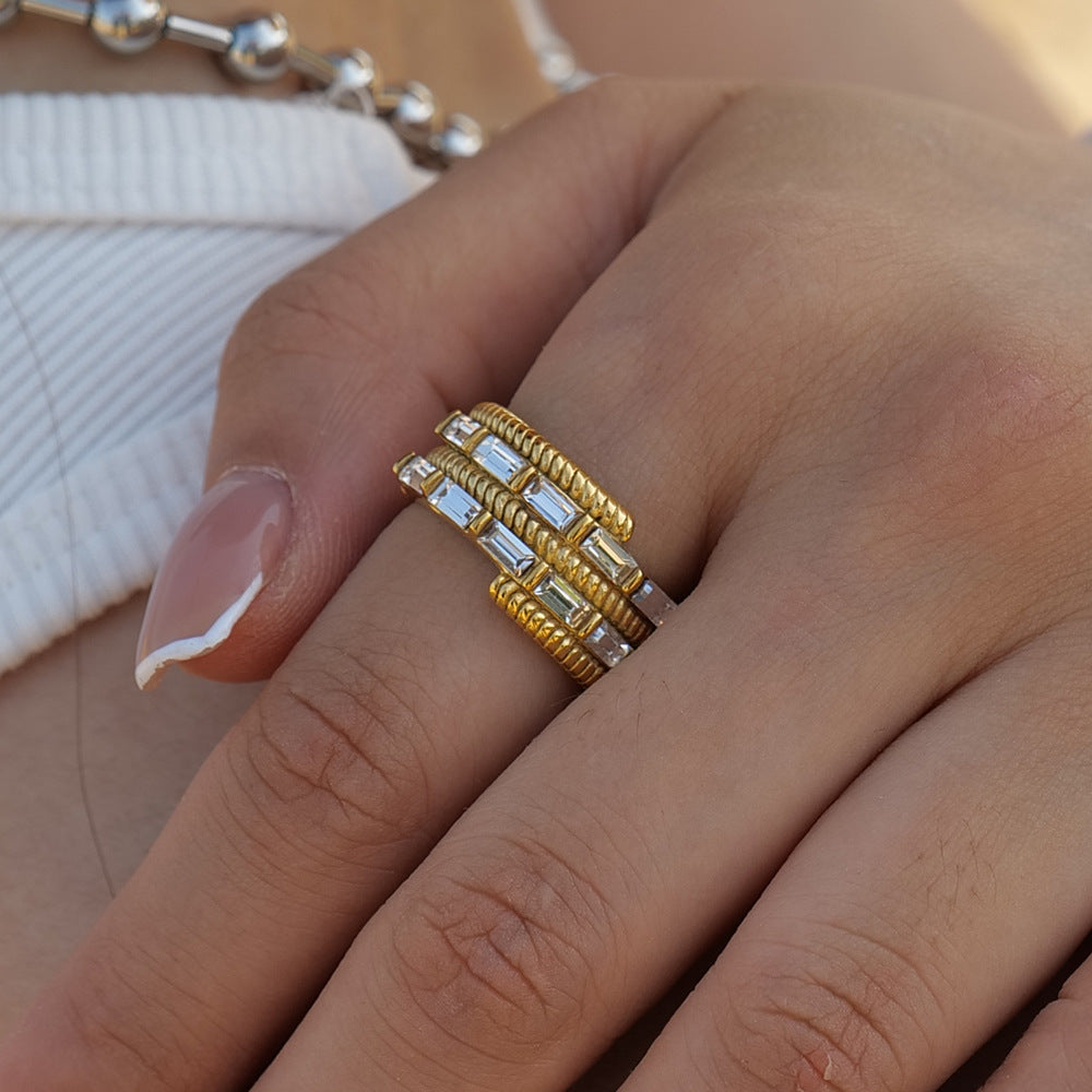 Opulent Layered ring