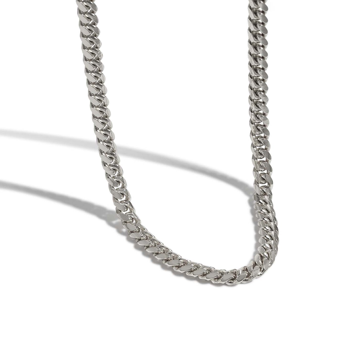 Fashion Hollow Chain 925 Sterling Silver Stacking Chain Necklace