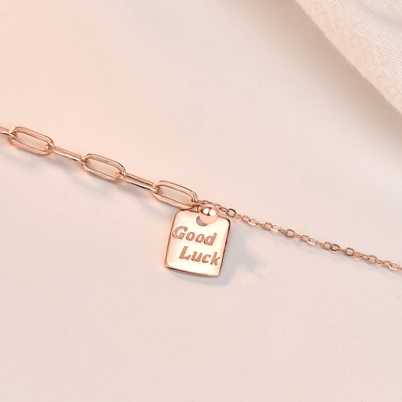 Good Luck signet bracelet