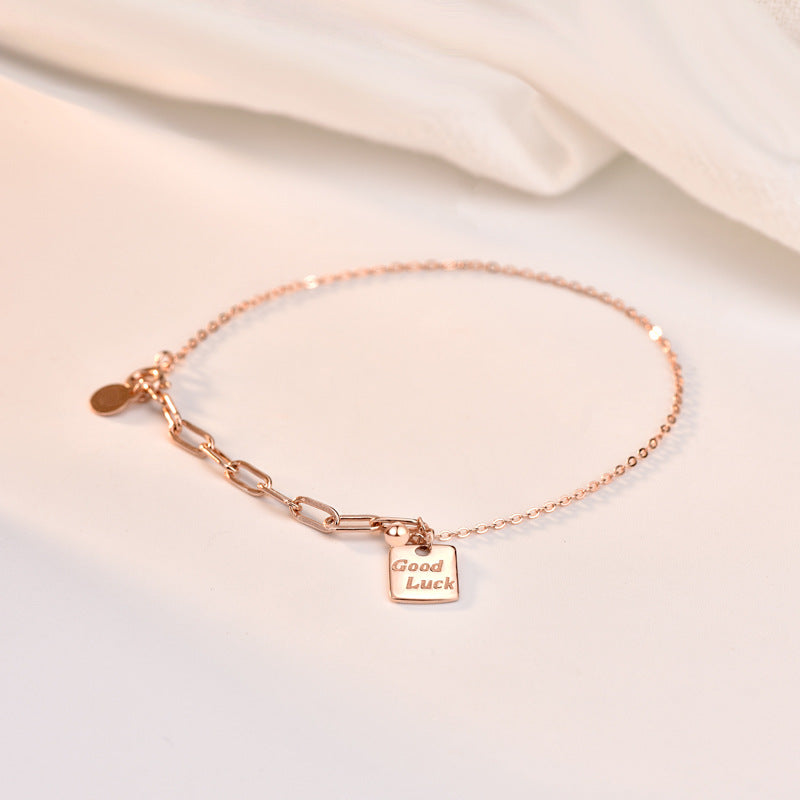 Good Luck signet bracelet