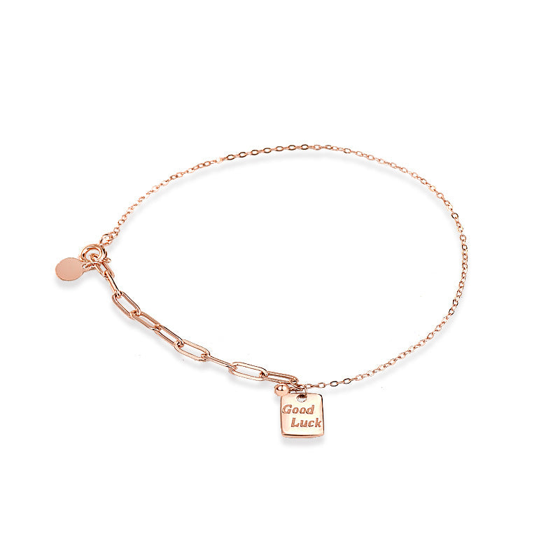 Good Luck signet bracelet