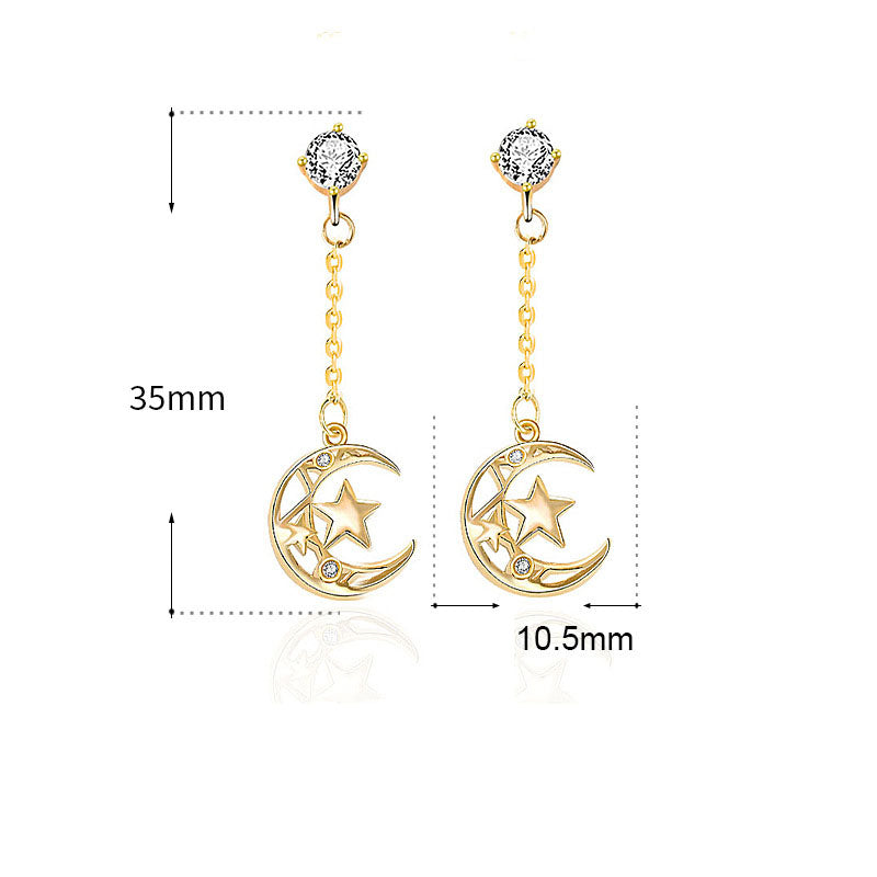 Celia crescent earrings