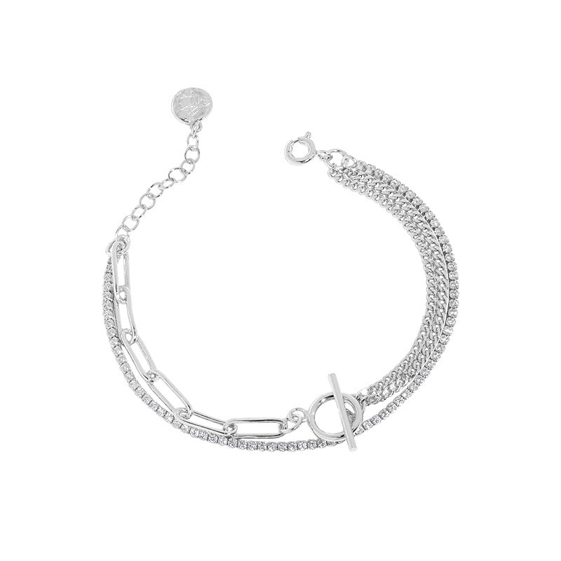 Claudia -  Layered Tennis Bracelet