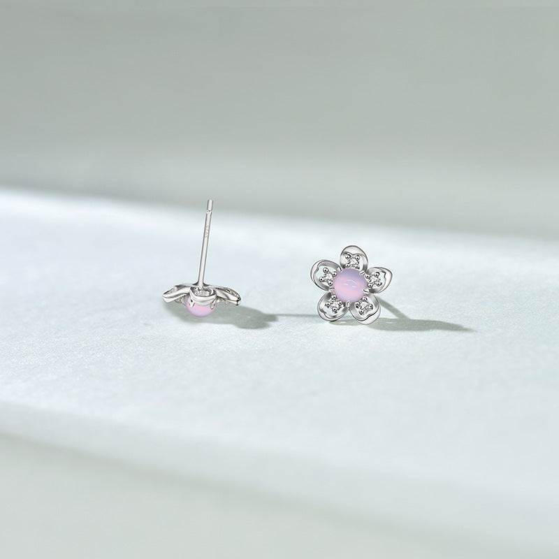 Plum blossom studs