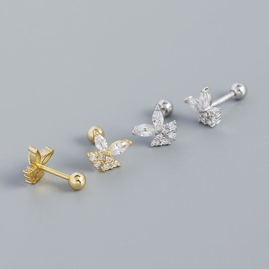 Mini CZ Butterfly studs