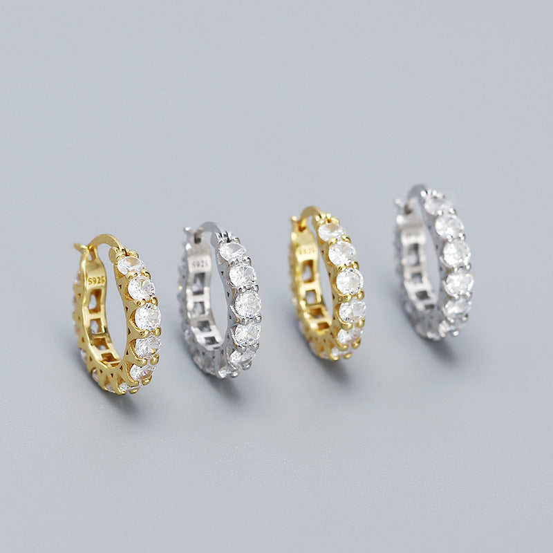 CZ Hoop Earrings