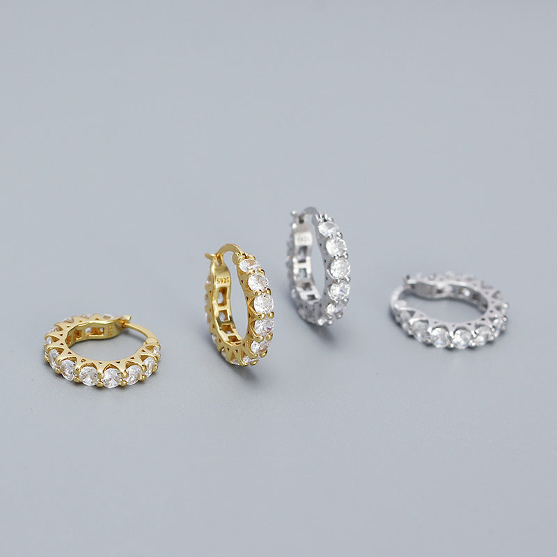 CZ Hoop Earrings