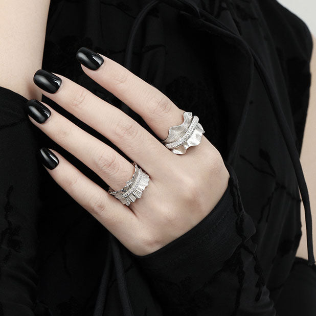 CZ skirt  Ring