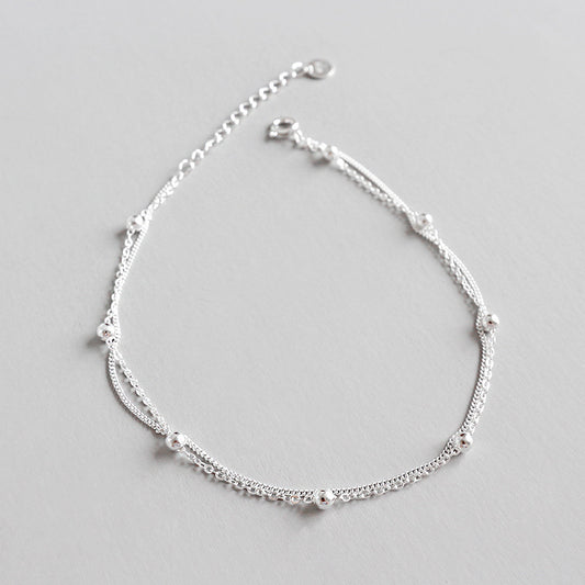 Dance with a  Double Chain Anklet