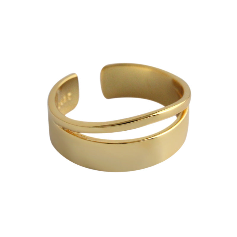 Chunky Double Layer Ring