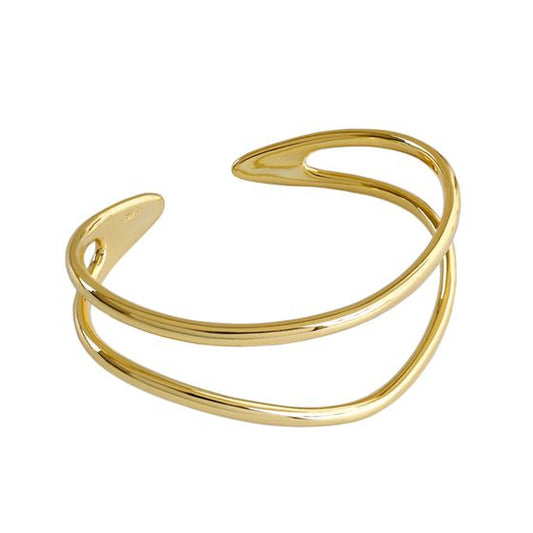 Chunky Double Bangle Cuff