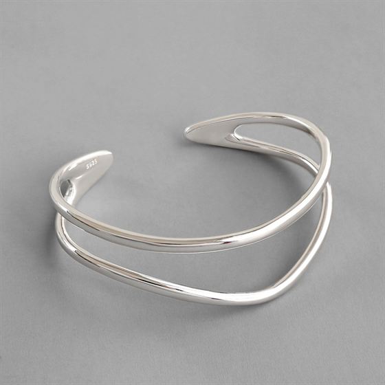 Chunky Double Bangle Cuff