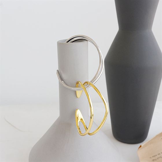 Chunky Double Bangle Cuff