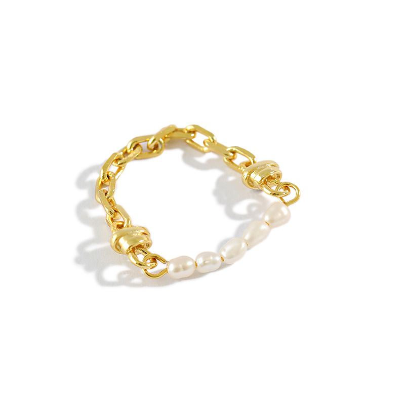The Chain Pearls Ring