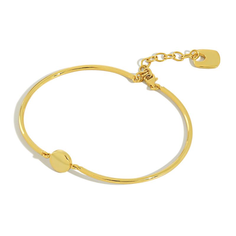 Disc Tag Adjustable Bangle