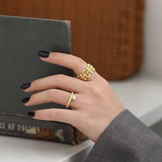 Opal Dainty Ring