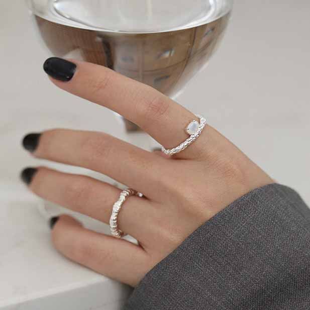 Opal Dainty Ring