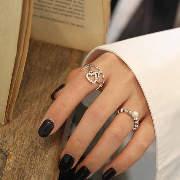 Cupid Approved - Hollow Heart pendant Ring