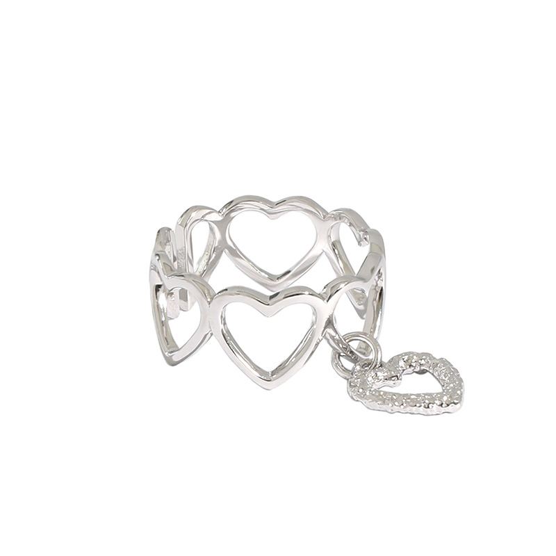 Cupid Approved - Hollow Heart pendant Ring