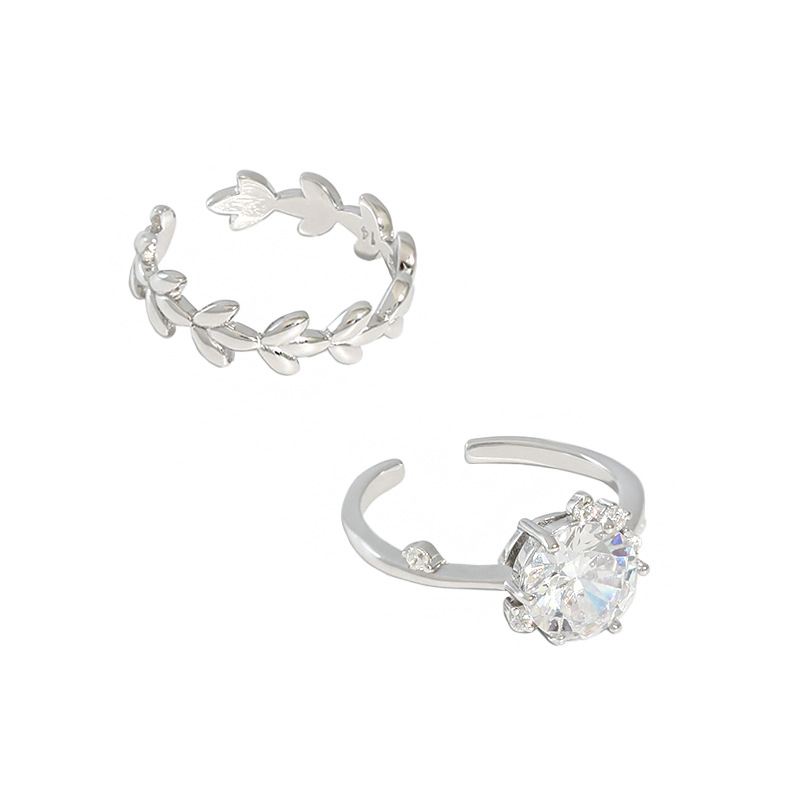 Olive Branch CZ Ring