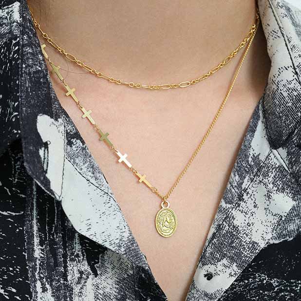 Cross Chain Necklace
