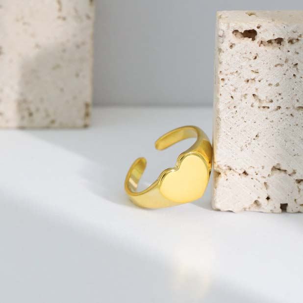 Heart Signet Ring