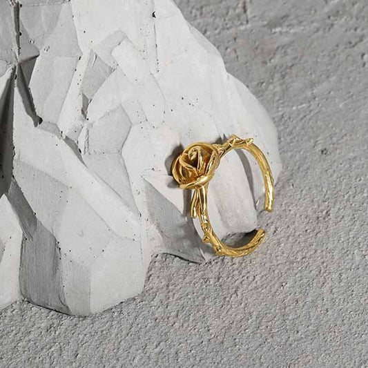 Hollow Rose Ring