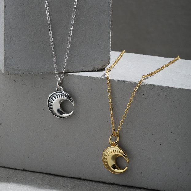 Claire crescent necklace