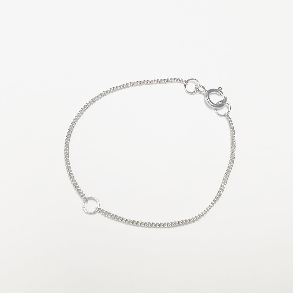 Curb Rombo Chain 925 Sterling Silver Extender Chain 10cm