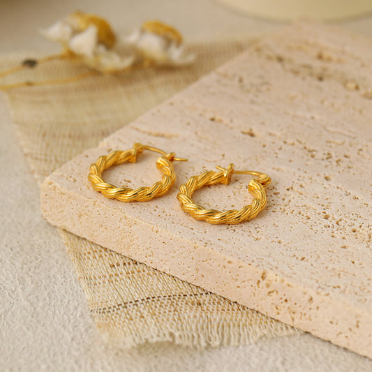 The Classic Twisted Hoops