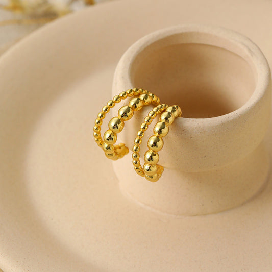 The Beaded Hoops