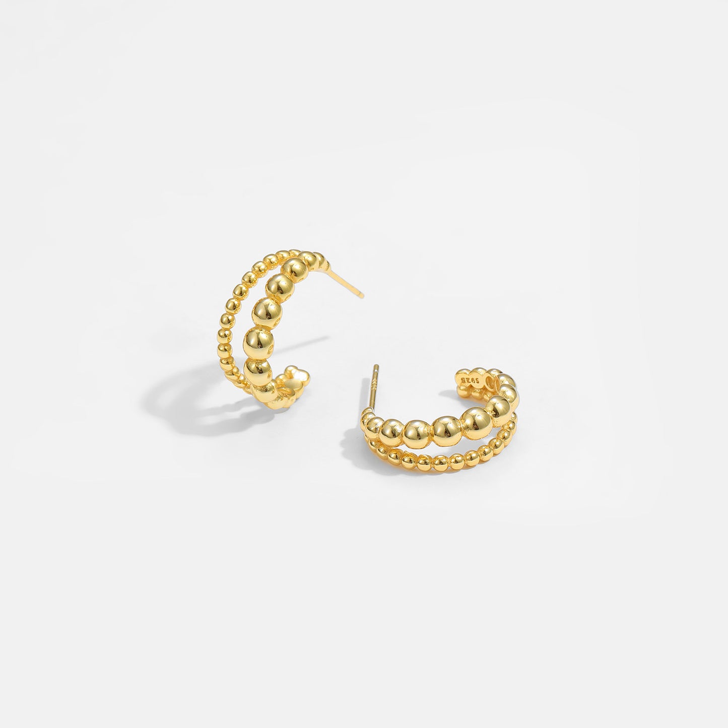 The Beaded Hoops