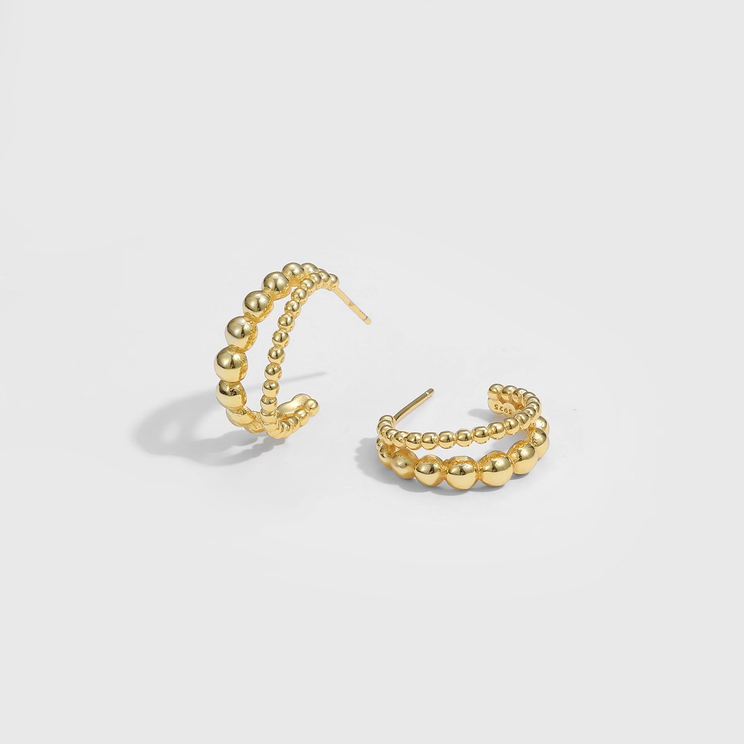 The Beaded Hoops