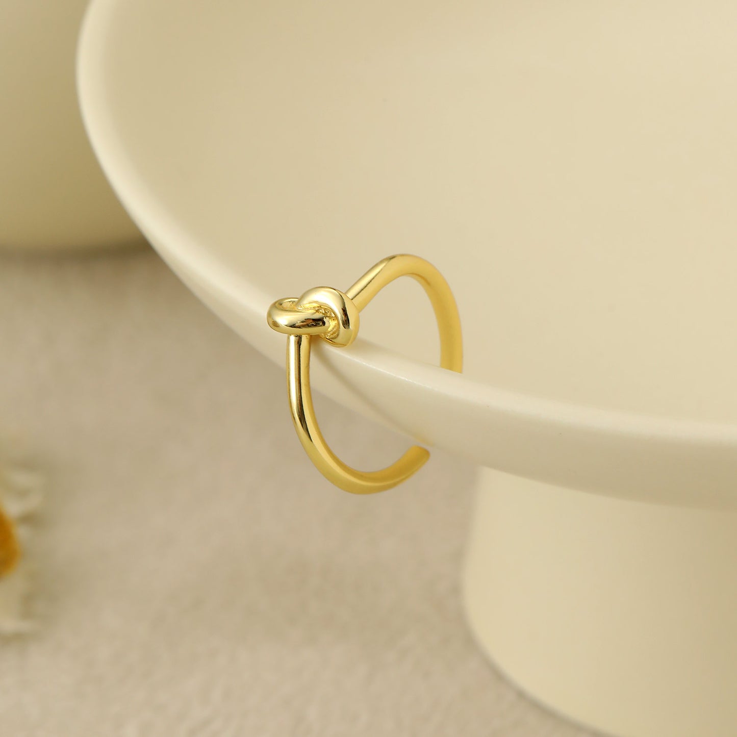 Minimalism knot Ring