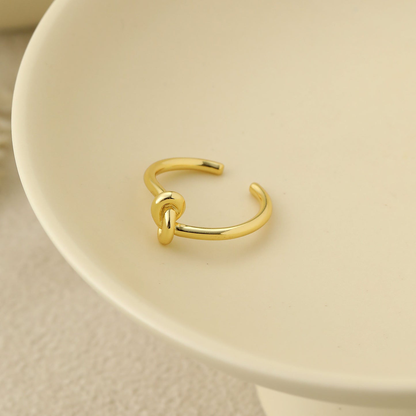 Minimalism knot Ring