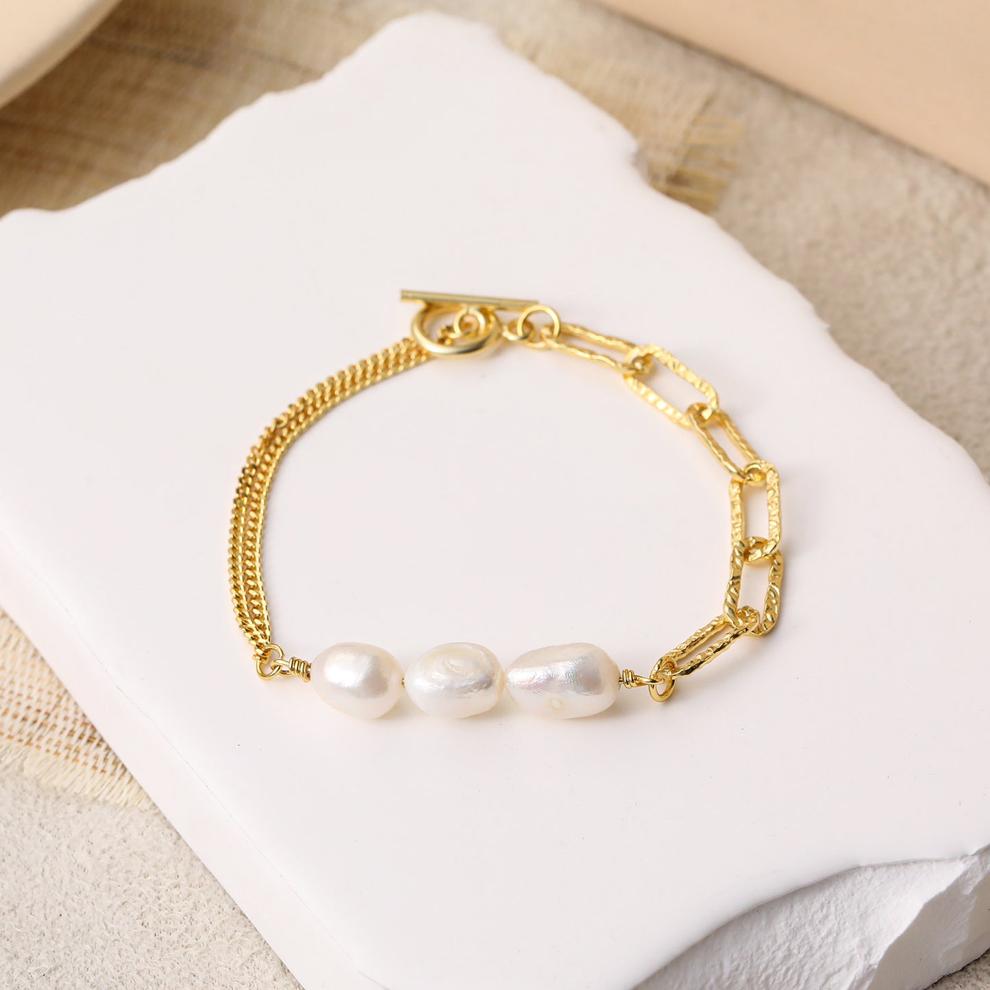 Statement Pearl Bracelet