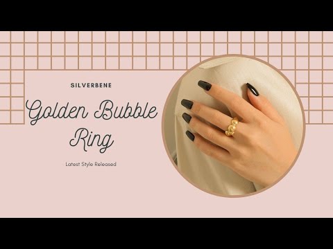 Golden Geometry Beaded Ring